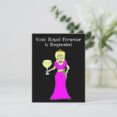 Invitation Princesse Gathering de vin (Debout devant)