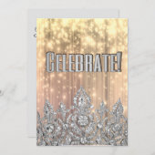 Invitation Princesse héritière d'or et d'argent de (Devant / Derrière)