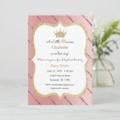 Invitation Princesse, Invitation Baby Shower (Debout devant)