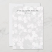 Invitation princesse Jaune Quinceañera imaginaire lune roses (Dos)