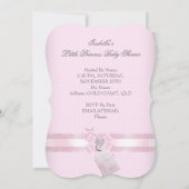Invitation Princesse Joli Baby shower mignonne fille Tiara Sp (Dos)