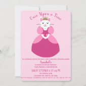 Invitation Princesse Kitty Anniversaire de enfant (Devant)