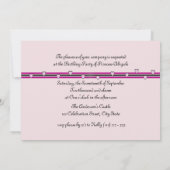 Invitation Princesse Kitty Photo (Dos)