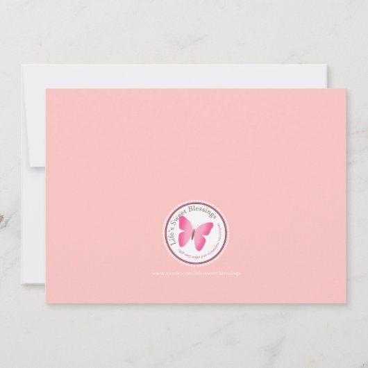 Invitation Princesse Licorne (Dos)