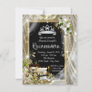 Invitation Princesse Magique Quinceañera