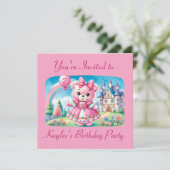 Invitation Princesse Nounours (Debout devant)