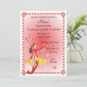 Invitation Princesse Peppermenthe Assis Joliment (Debout devant)
