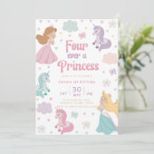 Invitation Princesse Pour Toujours. Princesse Pour (Debout devant)