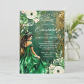 Invitation Princesse Quinceañera (Debout devant)