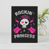 Invitation Princesse Rock (Debout devant)