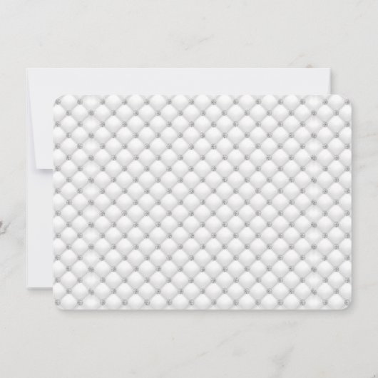 Invitation Princesse rose Premier anniversaire (Dos)