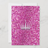 Invitation Princesse Royale Glitz et Glam (Dos)