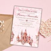 Invitation Princesse troisième anniversaire conte de fées mag