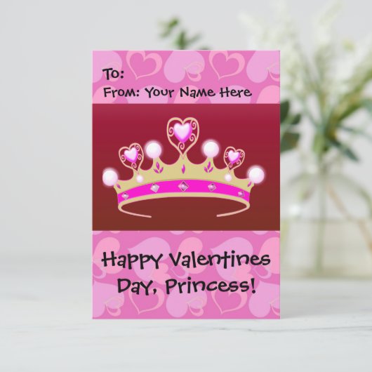 Invitation Princesse Valentine (Debout devant)