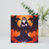 INVITATION PRINCESSE VAMPIRE DES CHAUVES-SOURIS - GOTHIQUE (Debout devant)