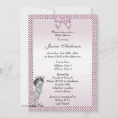 Invitation Princesse vintage mignonne baby shower (Dos)