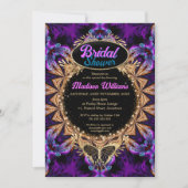 Invitation Princesse violette Fête des mariées lunaire (Devant)