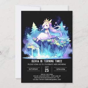 Invitation Princesse Whimsical Anniversaire