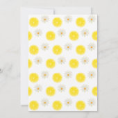 Invitation Principal Squeeze Lemon Floral Premier anniversair (Dos)