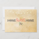 Invitation principal vintage de pendaison de (Dos)