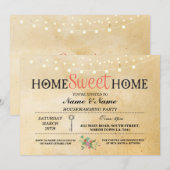 Invitation principal vintage de pendaison de (Devant / Derrière)