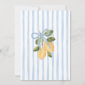 Invitation principale de douche nuptiale Squeeze (Dos)