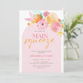 Invitation principale de la douche nuptiale Squeez (Debout devant)