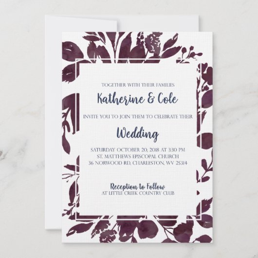 Invitation principale pour Katie Loflin (Devant)