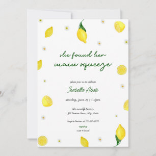 Invitation principale Squeeze Citrus Lemon Bridal 