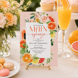 Invitation principale Squeeze Citrus nuptiale douc
