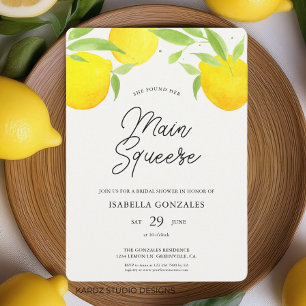 Invitation principale Squeeze Citrus nuptiale douc