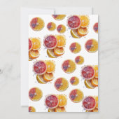 Invitation principale Squeeze Citrus nuptiale douc (Dos)