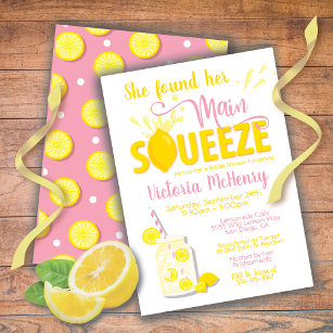 Invitation principale Squeeze Lemon Bridal Show