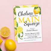 Invitation principale Squeeze Lemon Bridal Show