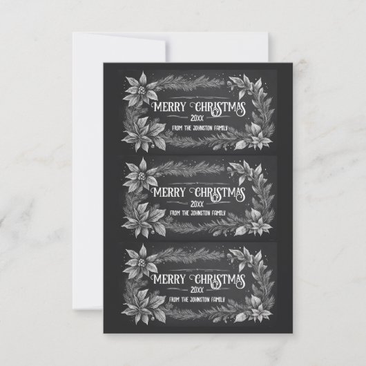 Invitation Printable Christmas Gift Labels (Devant)