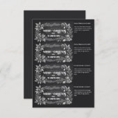 Invitation Printable Christmas Homemade Gift Labels (Devant / Derrière)