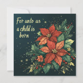 Invitation Printable Festif bougies florales Bible Verse Papi (Dos)