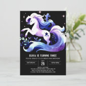 Invitation Printable Horse Anniversaire (Debout devant)