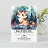 Invitation Printable Sweet Tiger Anniversaire (Debout devant)