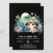 Invitation Printable Sweet Tiger Anniversaire (Devant / Derrière)