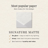 Invitation Printed/Downloadable Photo Folded Funeral Program