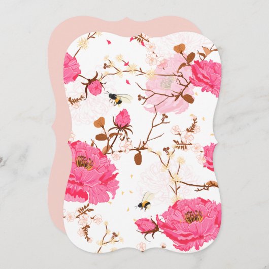 Invitation printemps (Devant / Derrière)