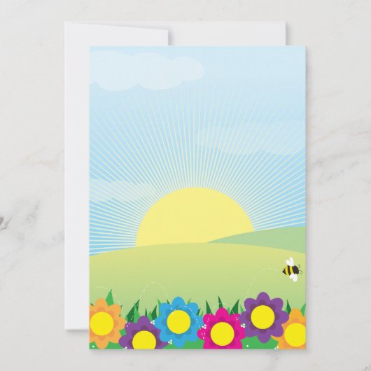 Invitation Printemps (Devant)