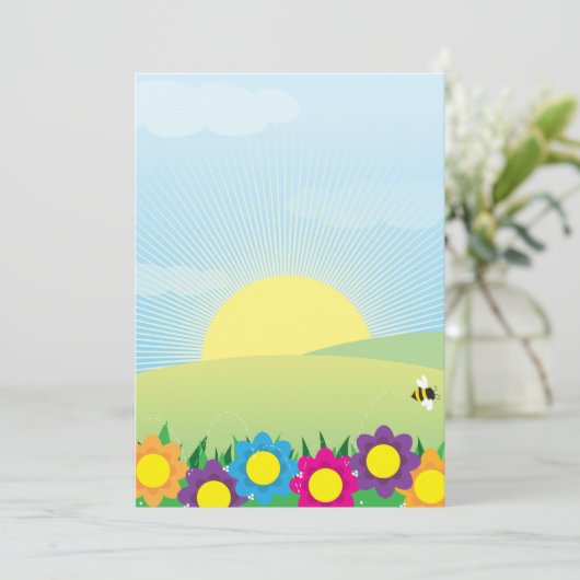 Invitation Printemps (Debout devant)