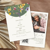 Invitation Printemps Automne Boho Fleur sauvage Bloom Whimsic