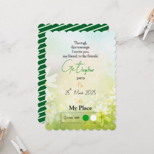 Invitation Printemps convivial