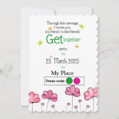 Invitation Printemps convivial (Devant)