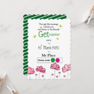 Invitation Printemps convivial