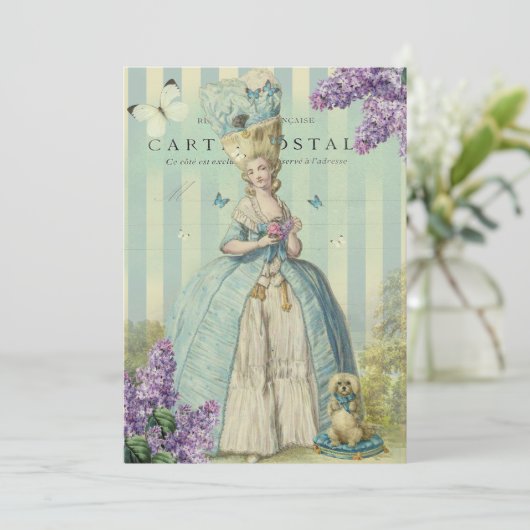 Invitation Printemps d'Au de Lilas (Debout devant)