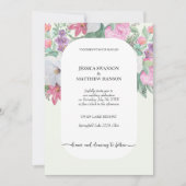 Invitation Printemps été Floral Boho Garden (Devant)